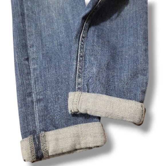 Topshop Jeans Size 26 W26"xL23.5" Topshop Moto Lucas Jeans Crop Distressed Jeans - Picture 7 of 8